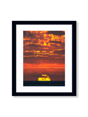 A Photo of the Cable Beach Sunset During Wet Season in Broome Western Australia. Available as a fine art framed photo print.