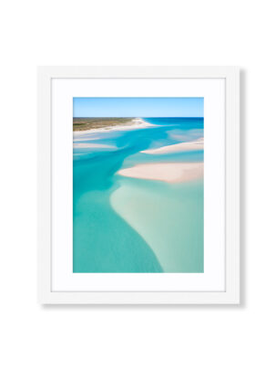 Willie Creek Sandbar in Broome. Available as a fine art framed photo print.