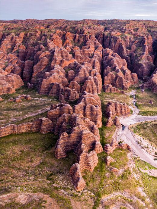 Drone Bungle Bungle range at Purnululu National Park Fine Art photography Framed Print Canvas Print