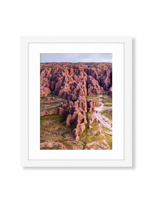 Bungle Bungles Purnululu White Wooden Framed Photo Print