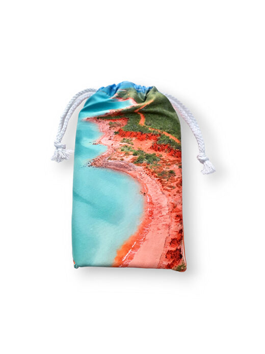 Crab Creek Road in Broomw Western Australia is now available as a microfiber microfibre travel beach towel