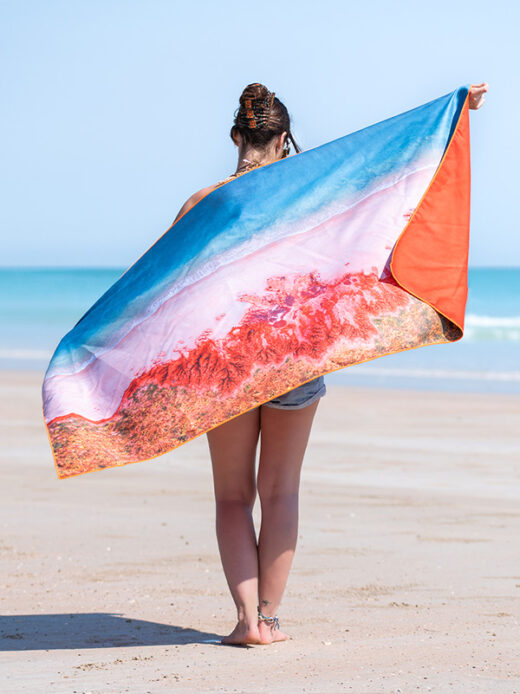 James Price Point Broome Western Australia Lightweight Microfiber Beach Travel Towel