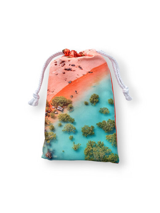 Roebuck Bay Broome Western Australia Microfber Microfibre Beach Travel Towel Bag
