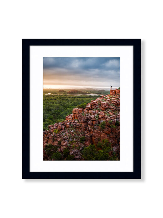 Sunrise at Elephant Rock Sleeping Buddha Carlton Ridge in Kununurra Western Australia available as a fine art photograph print framed or canvas by matt deakin from miles away salty wings